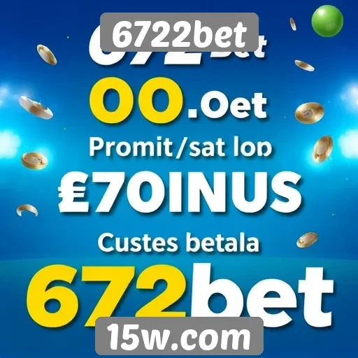 Promoções e bônus atrativos no 6722bet